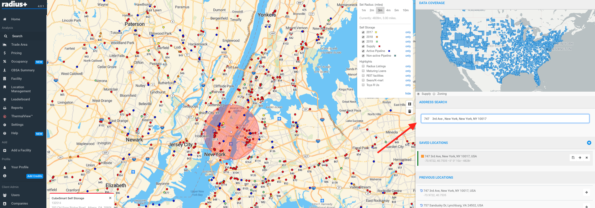Navigating the Radius Map Radius Help Center